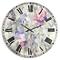 Designart Garden Dreams Flower Farmhouse Wall Clock